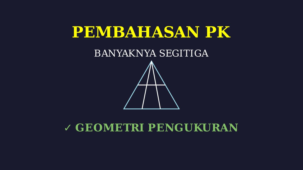 Menghitung Banyaknya Segitiga