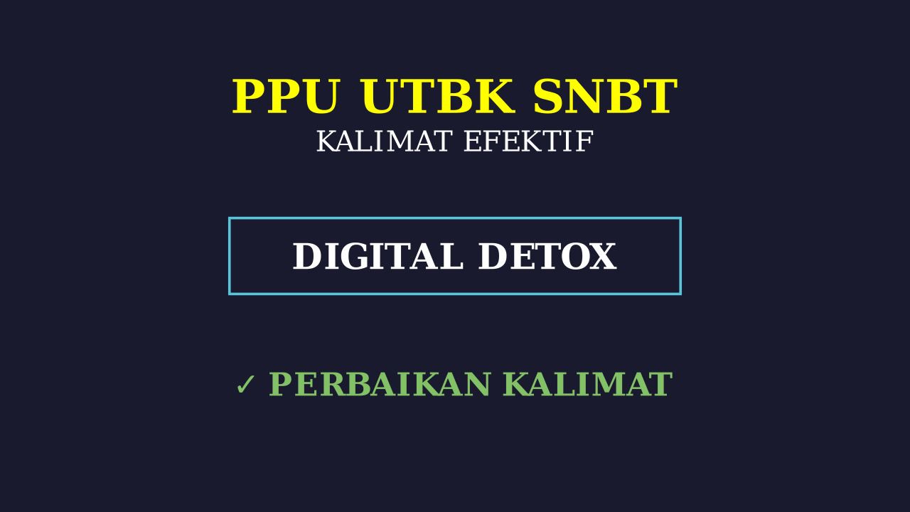 Mengenal Tren Digital Detox