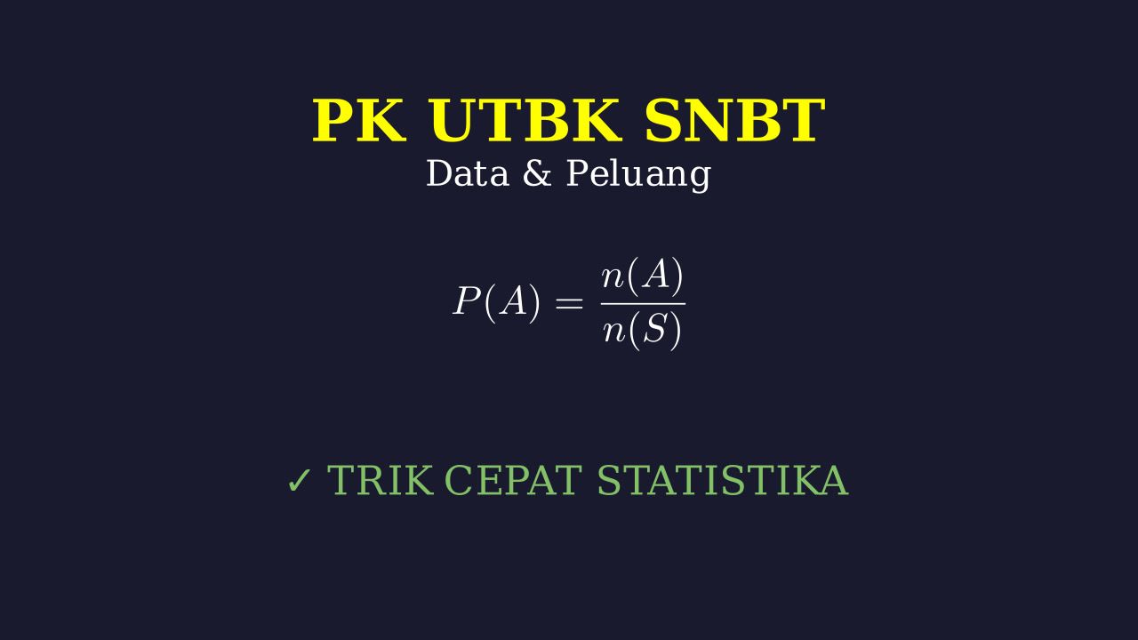 Data & Peluang: Konsep Dasar