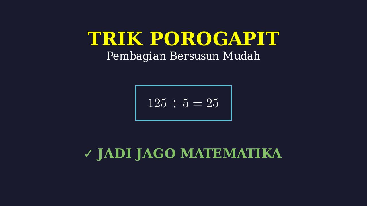 Pembagian Porogapit