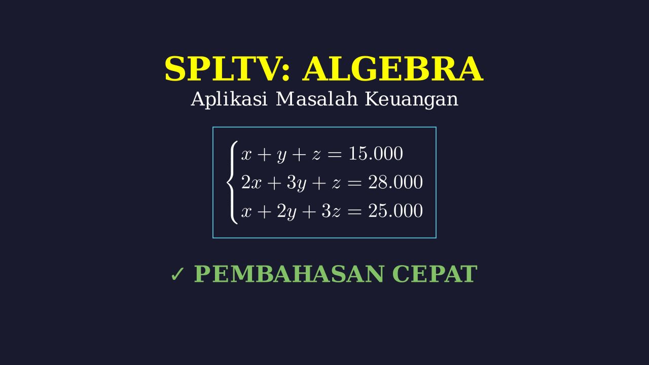 SPLTV: Solusi Masalah Keuangan