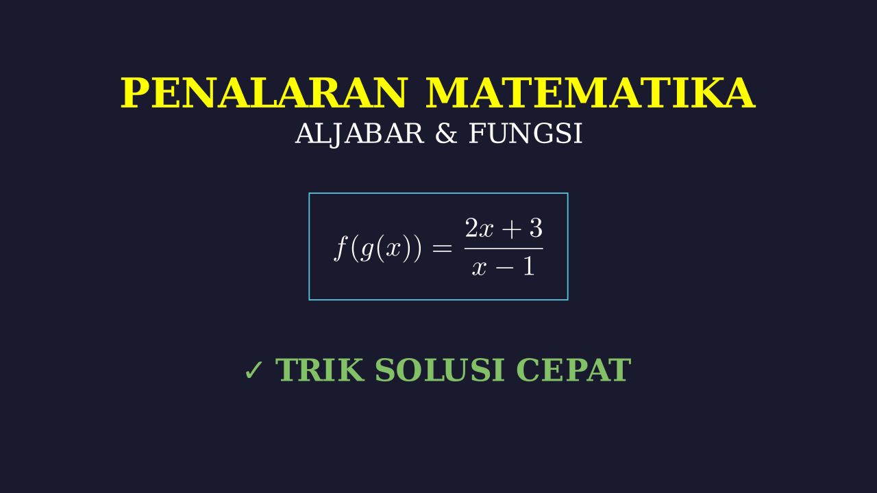 Panduan Video Pembahasan Soal