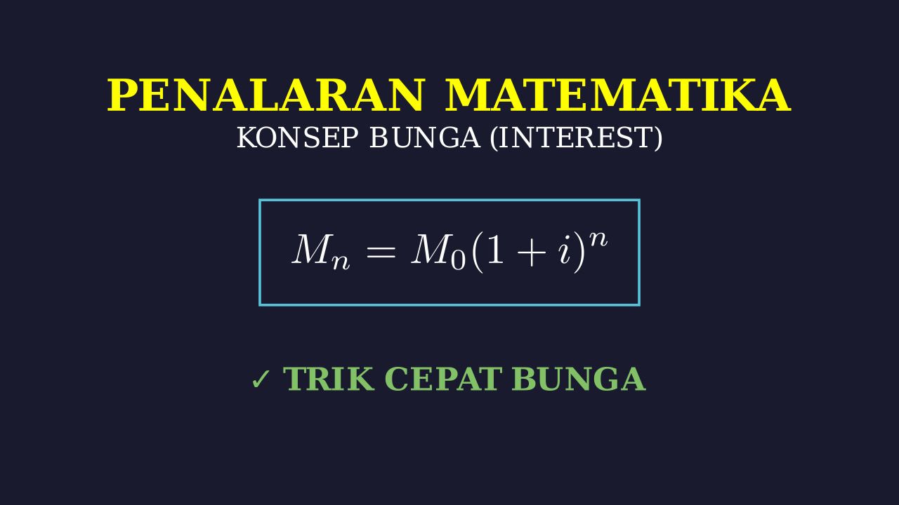 Konsep Bunga: Penalaran Matematika