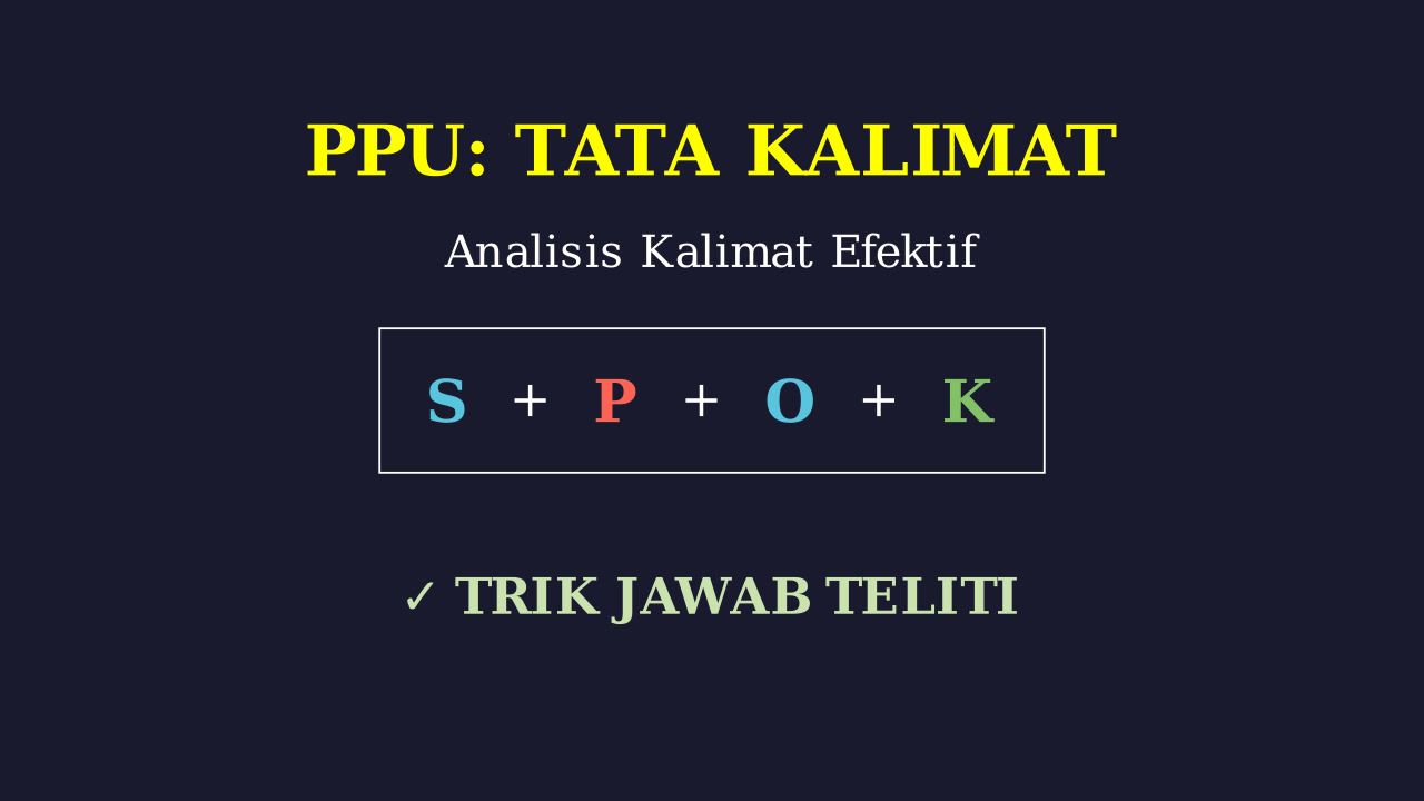 Menyelesaikan Soal dengan Teliti