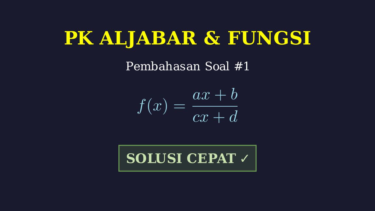 Penyelesaian Soal Matematika