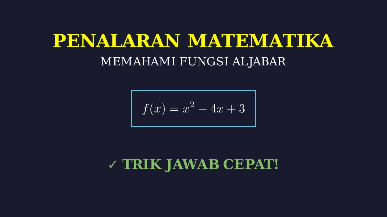 Memahami Grafik Fungsi