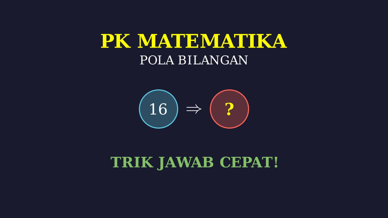Logika Matematika: Pola Bilangan