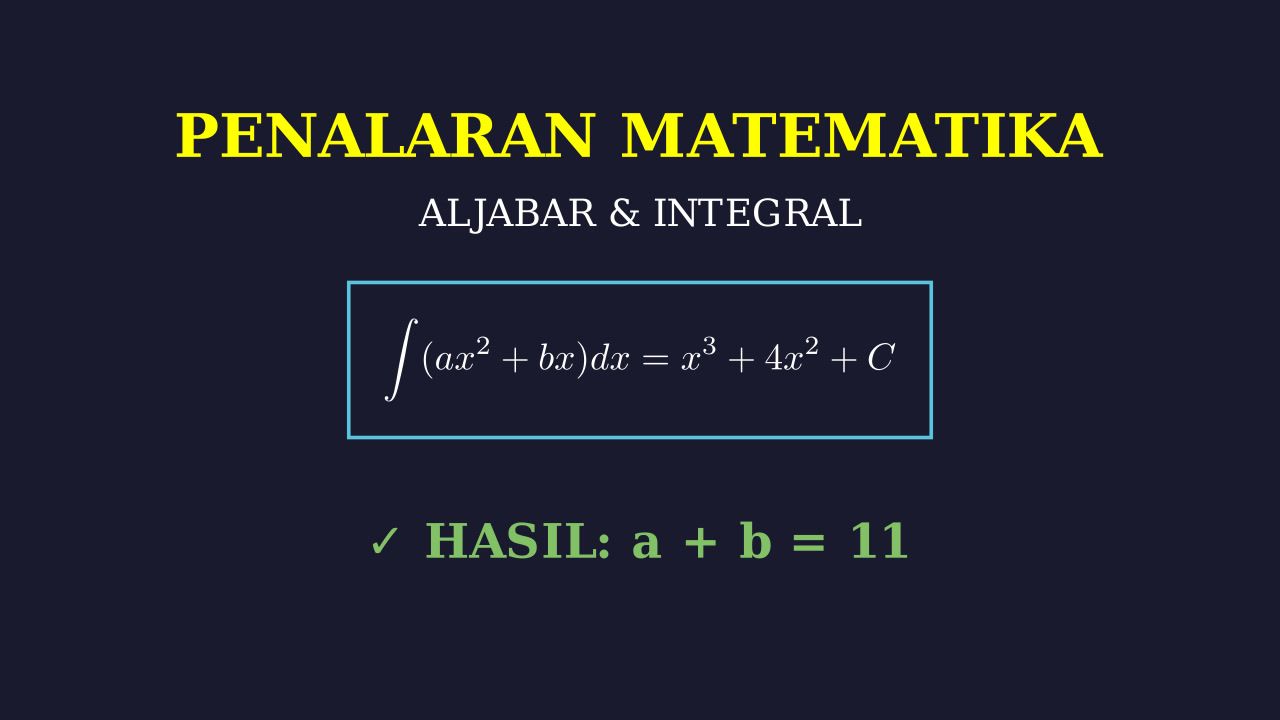 Bahas Soal Integral dan Aplikasi Geometri