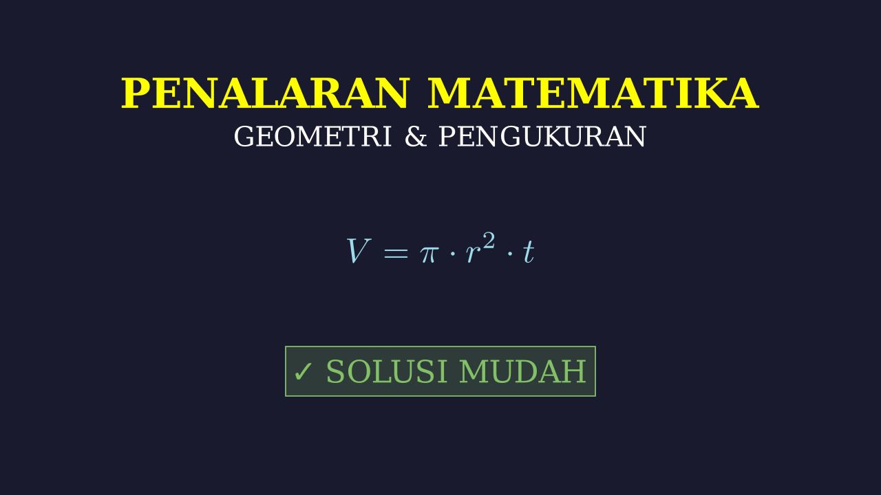Pembahasan Soal Penalaran Matematika