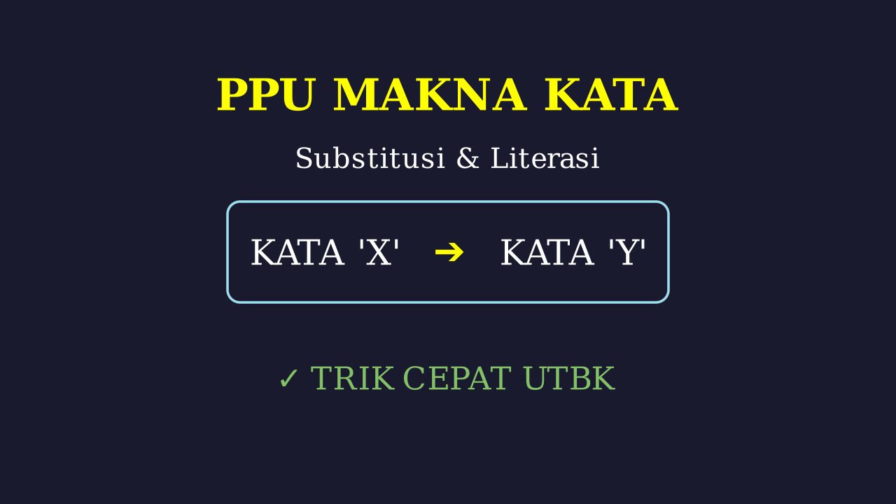 Literasi PPU: Padanan Kata