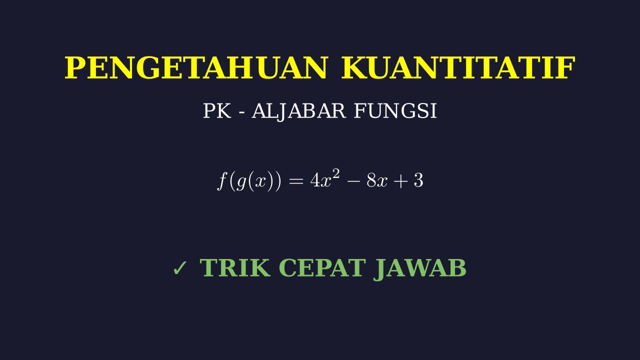 Panduan Menjawab Soal Matematika