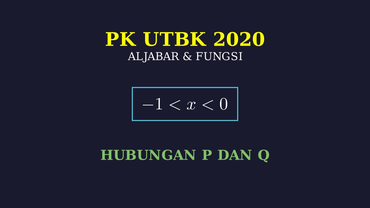 Hubungan Kuantitas P dan Q