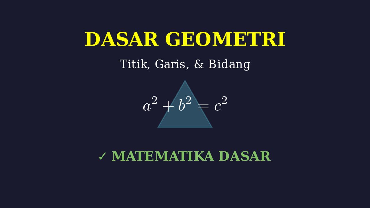 Dasar-Dasar Geometri