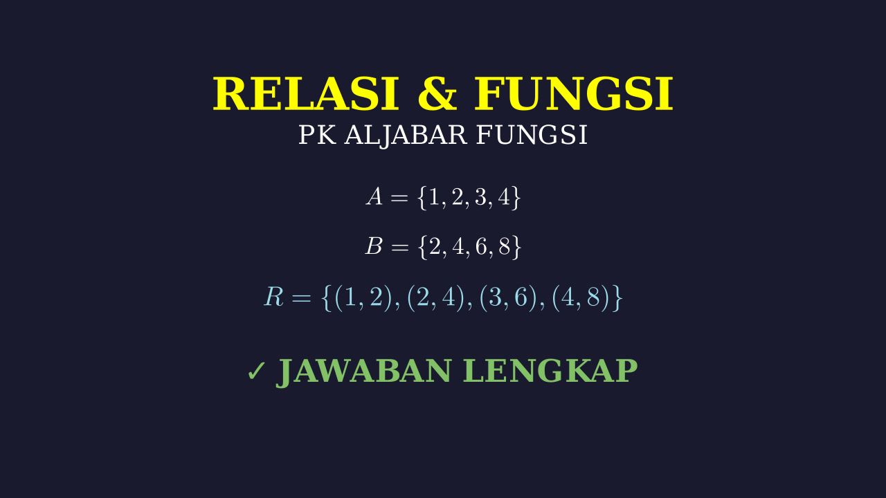 Relasi: Pasangan Berurutan dan Diagram Panah