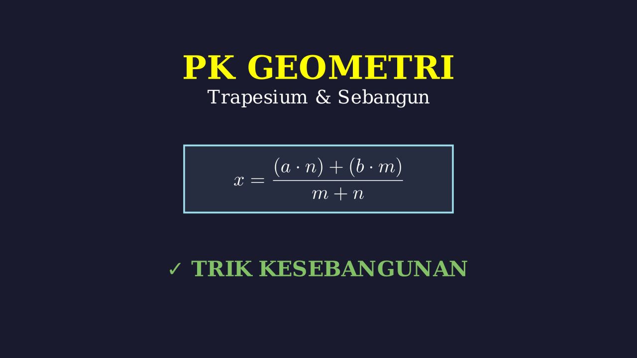 Trapesium dan Segitiga Sebangun
