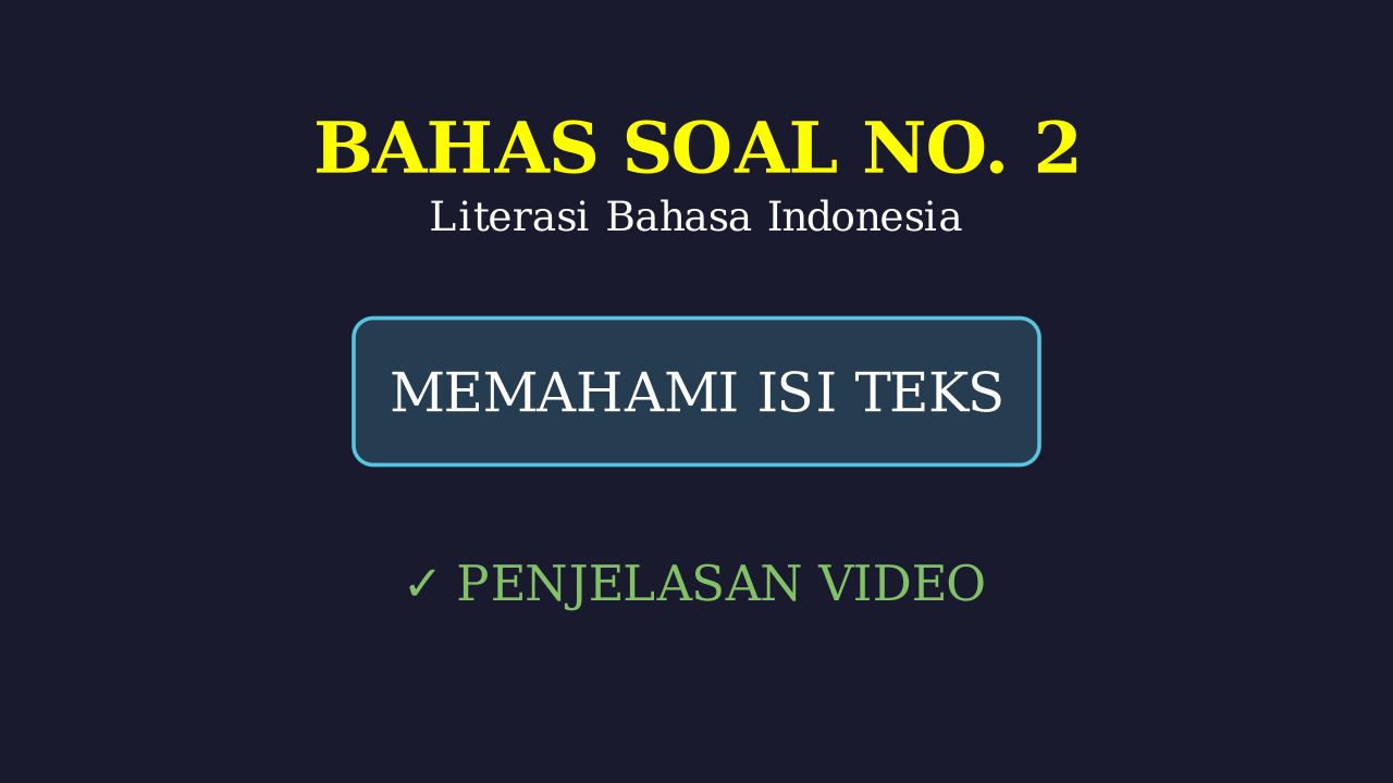 Pembahasan Soal Nomor 2
