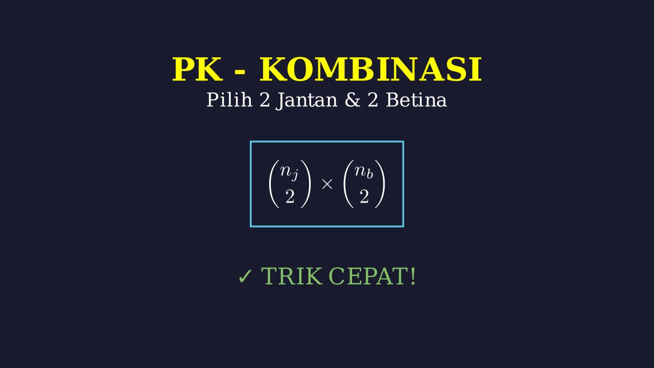 Kombinasi: Memilih Ayam Jantan dan Betina