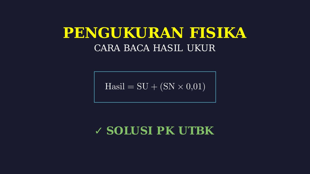 Membaca Hasil Pengukuran Fisika