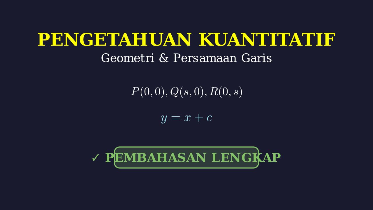 Geometri: Garis Memotong Segitiga