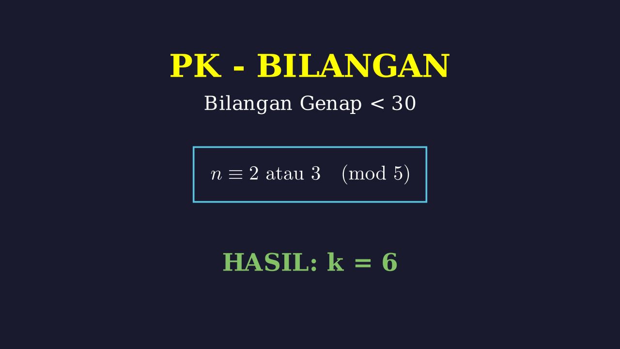 Bilangan Genap & Sisa Bagi: Perbandingan P dan Q