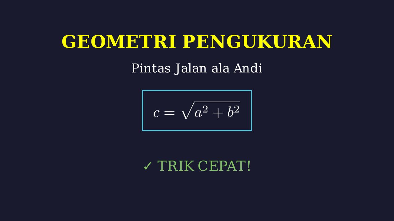 Trik Cepat Soal Cerita Matematika