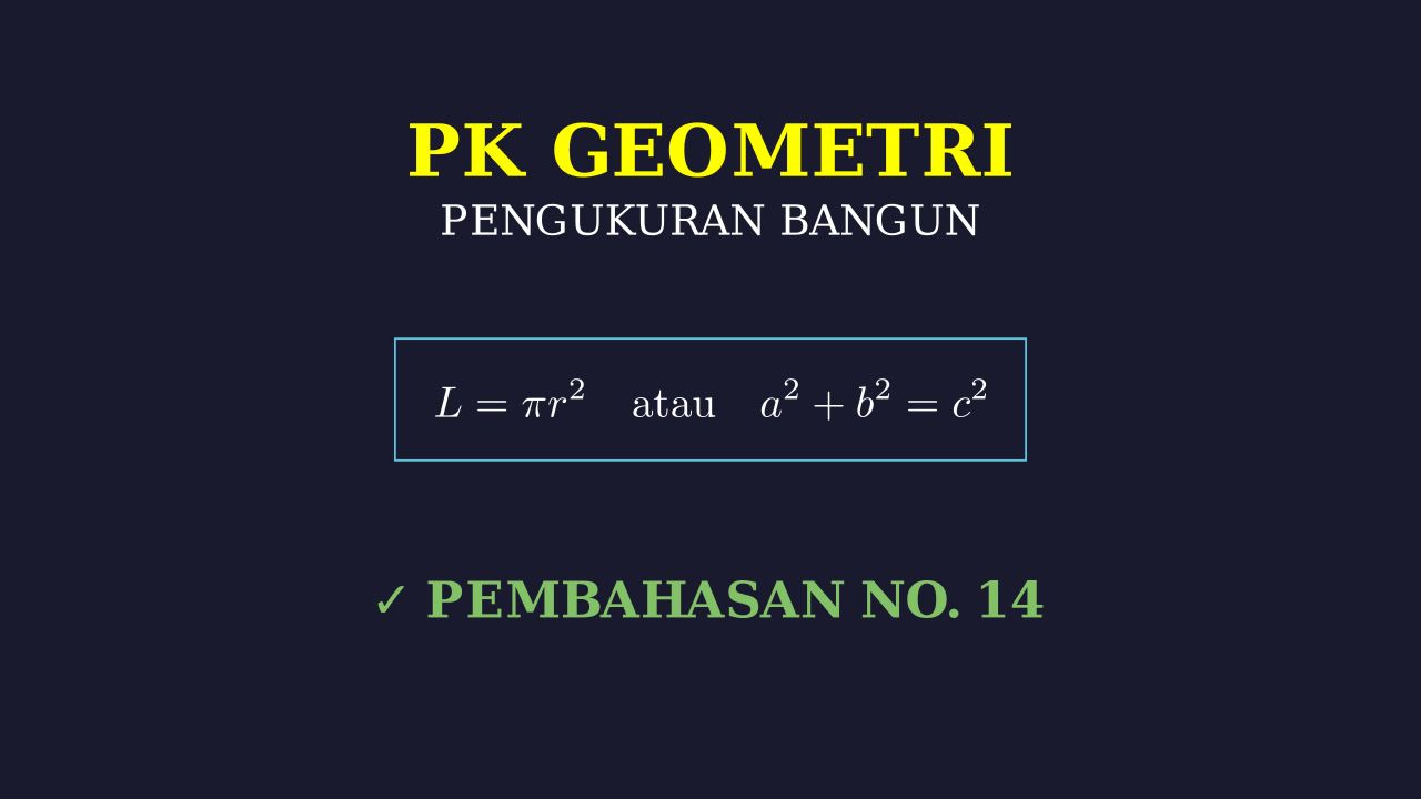 Bedah Soal Nomor 14