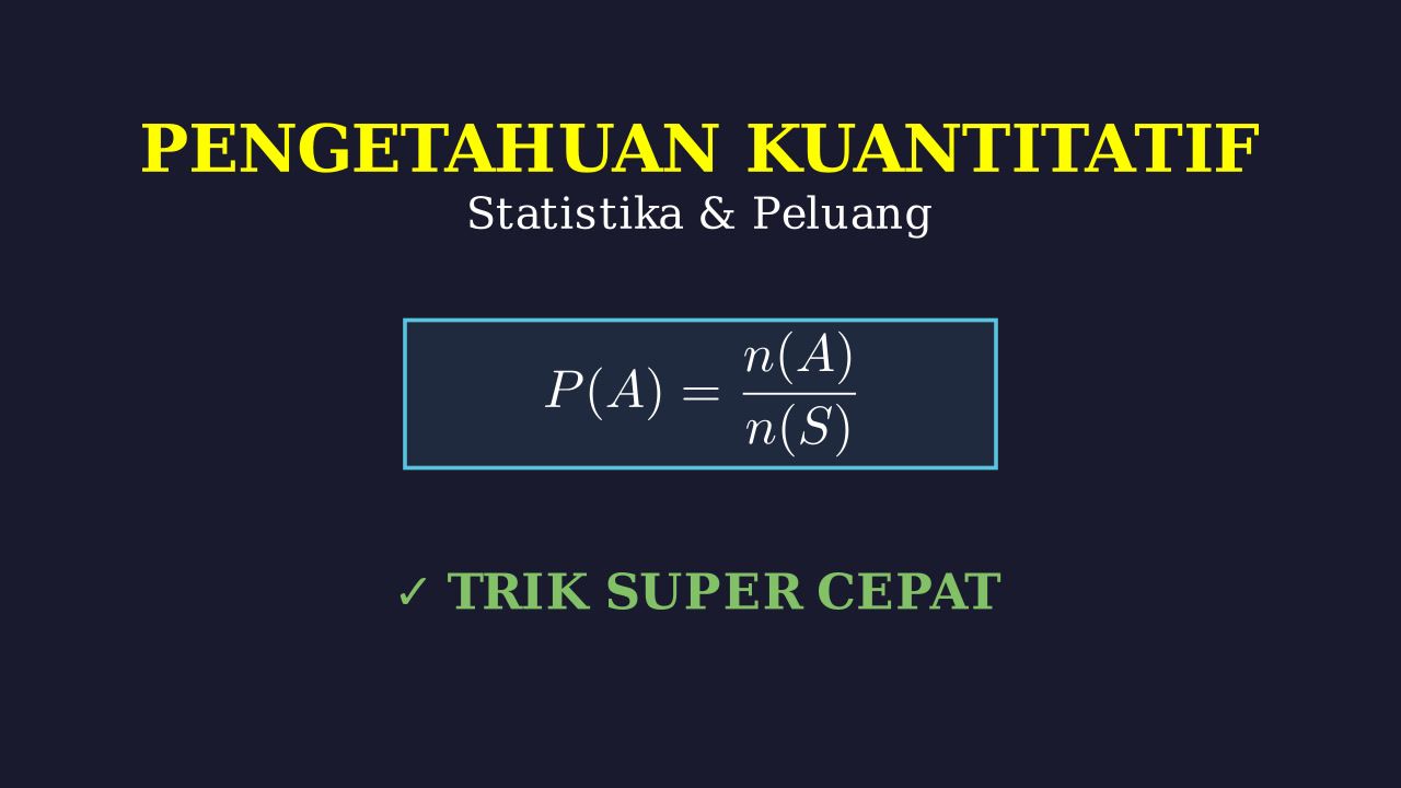 Statistika dan Peluang