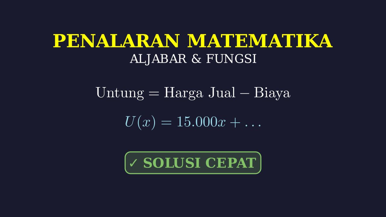 Menghitung Laba Produksi