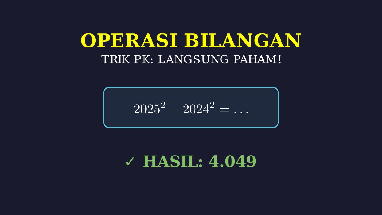 Operasi Bilangan: Panduan Mudah & Contoh Soal