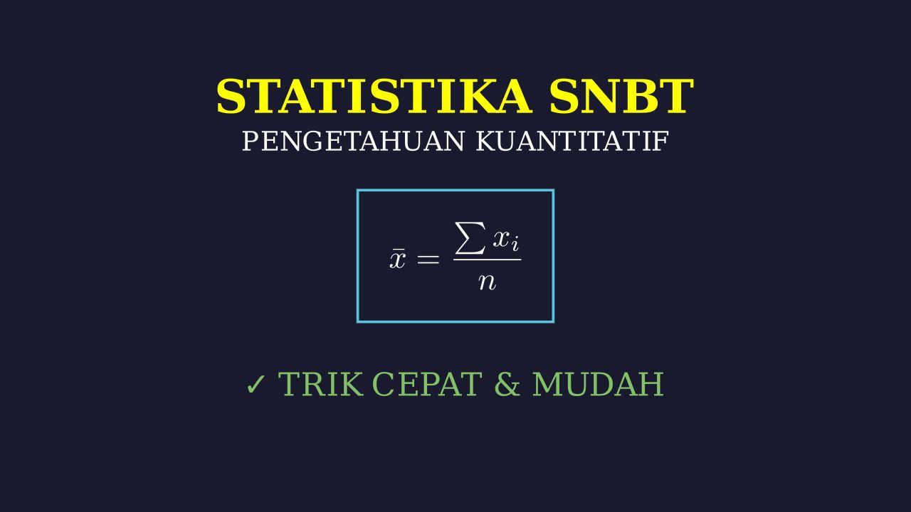 Statistika SNBT