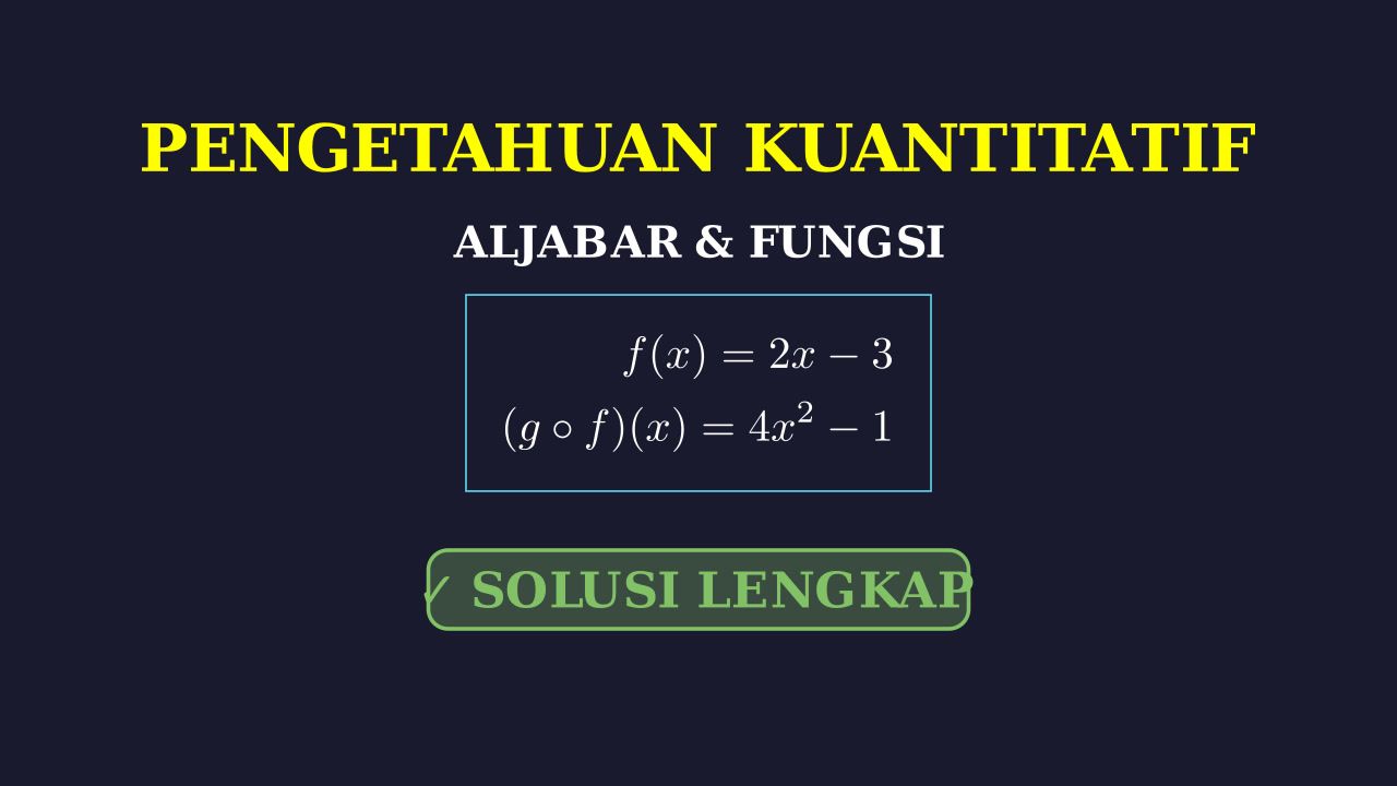 Pembahasan Soal Matematika