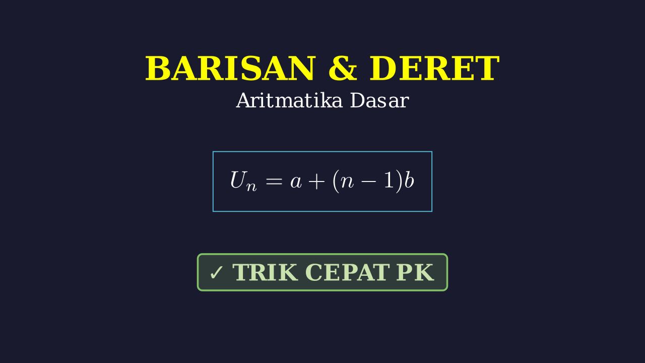 Barisan dan Deret Aritmatika