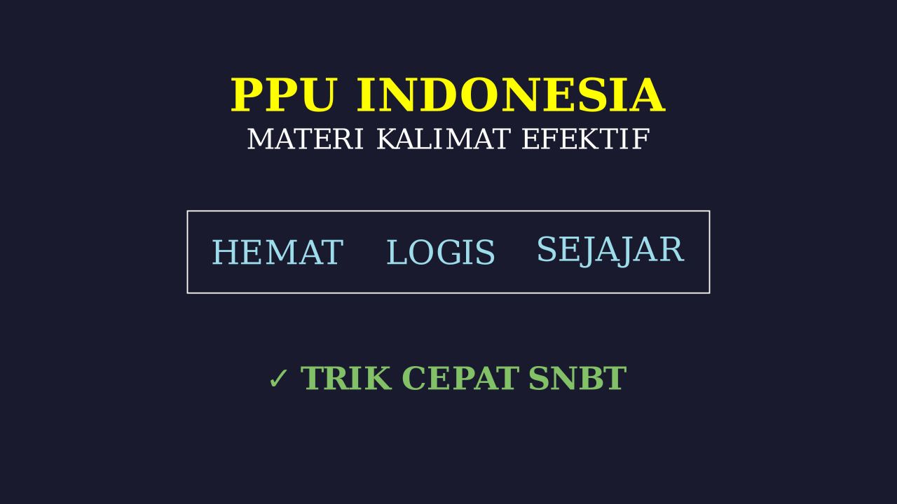 Kalimat Efektif