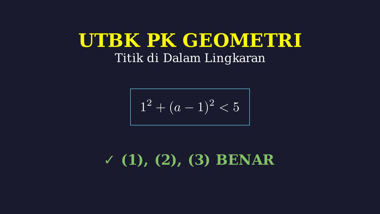 Titik di Dalam Lingkaran