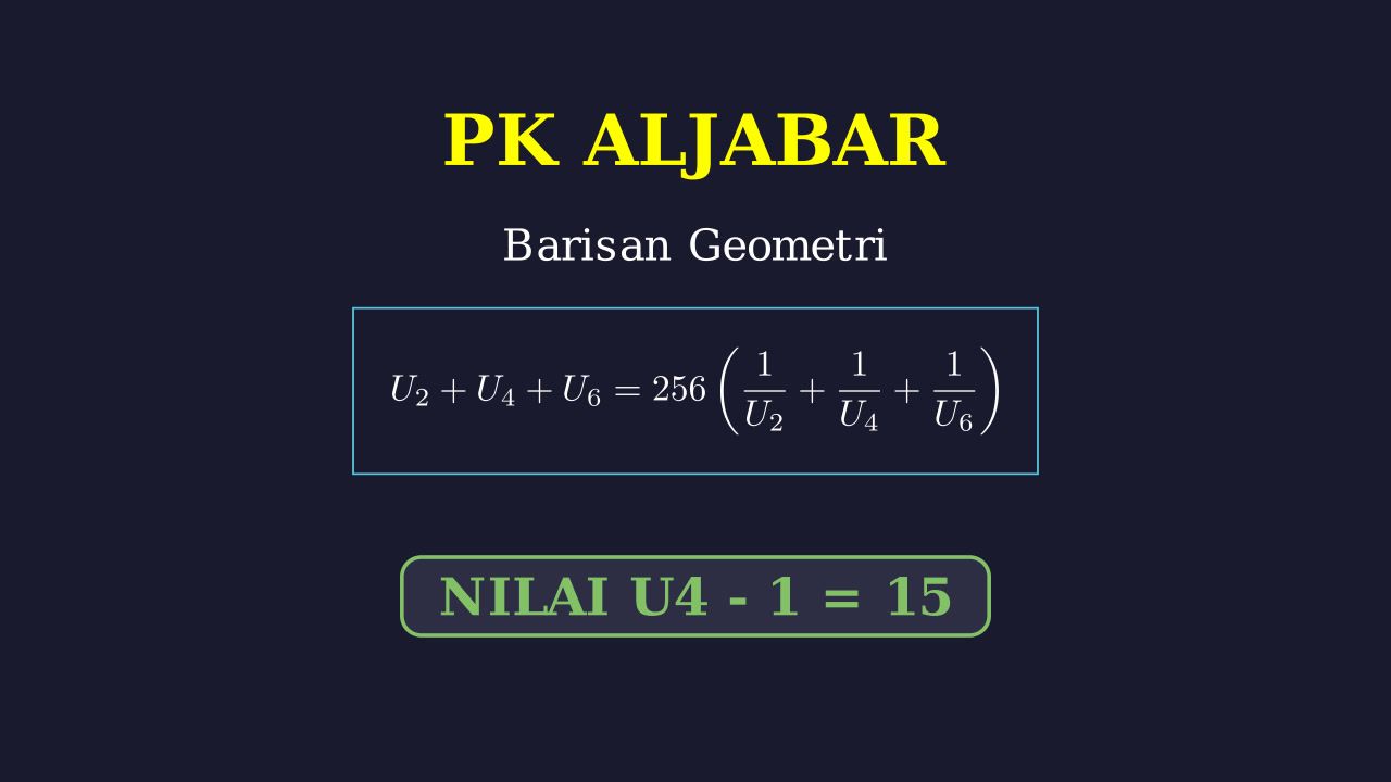 Barisan Geometri: Mencari Nilai Suku