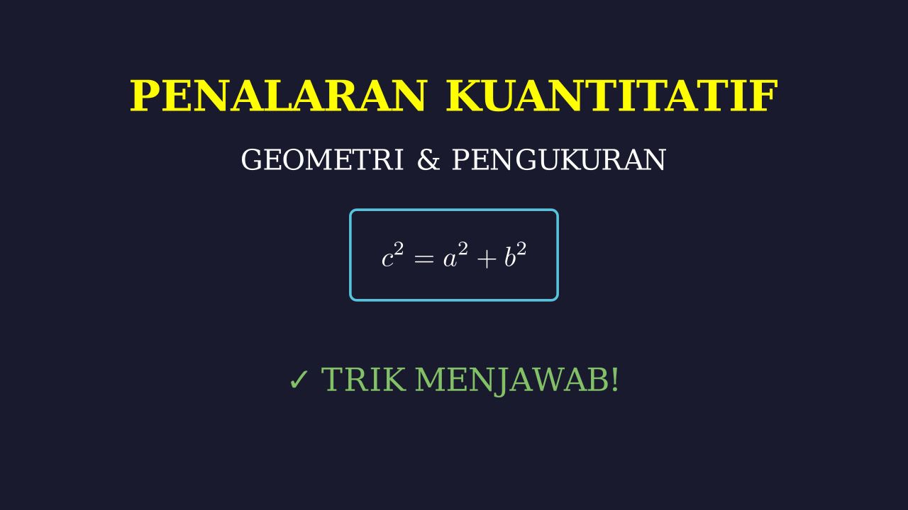 Pembahasan Soal Penalaran Kuantitatif