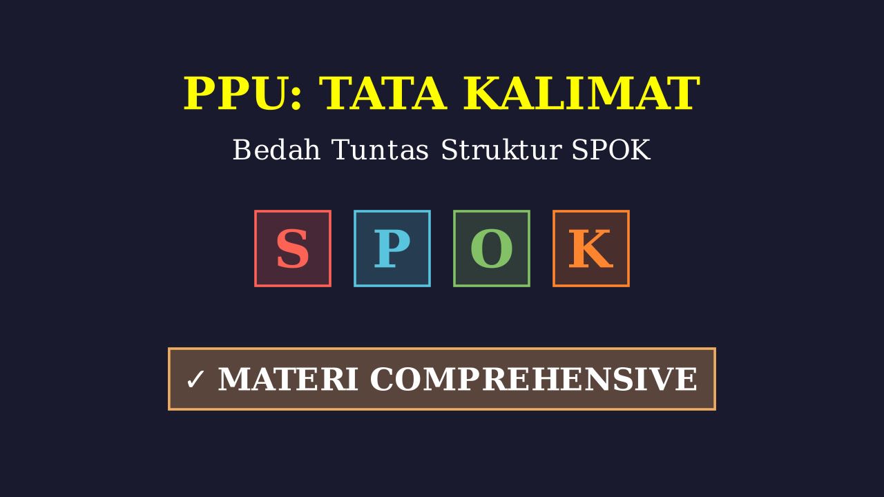 Struktur SPOK: Konsep Dasar PBM
