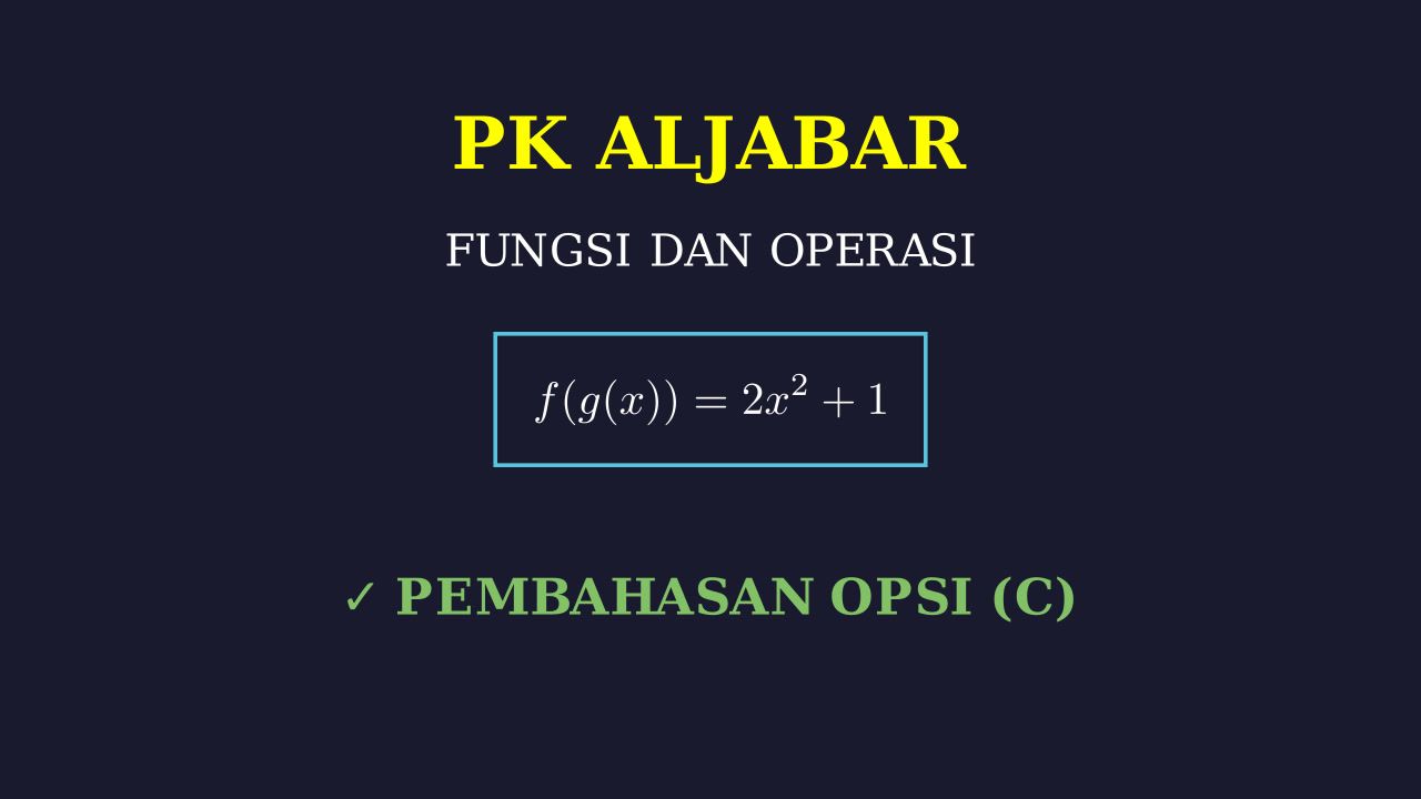 Bedah Soal: Analisis Jawaban C