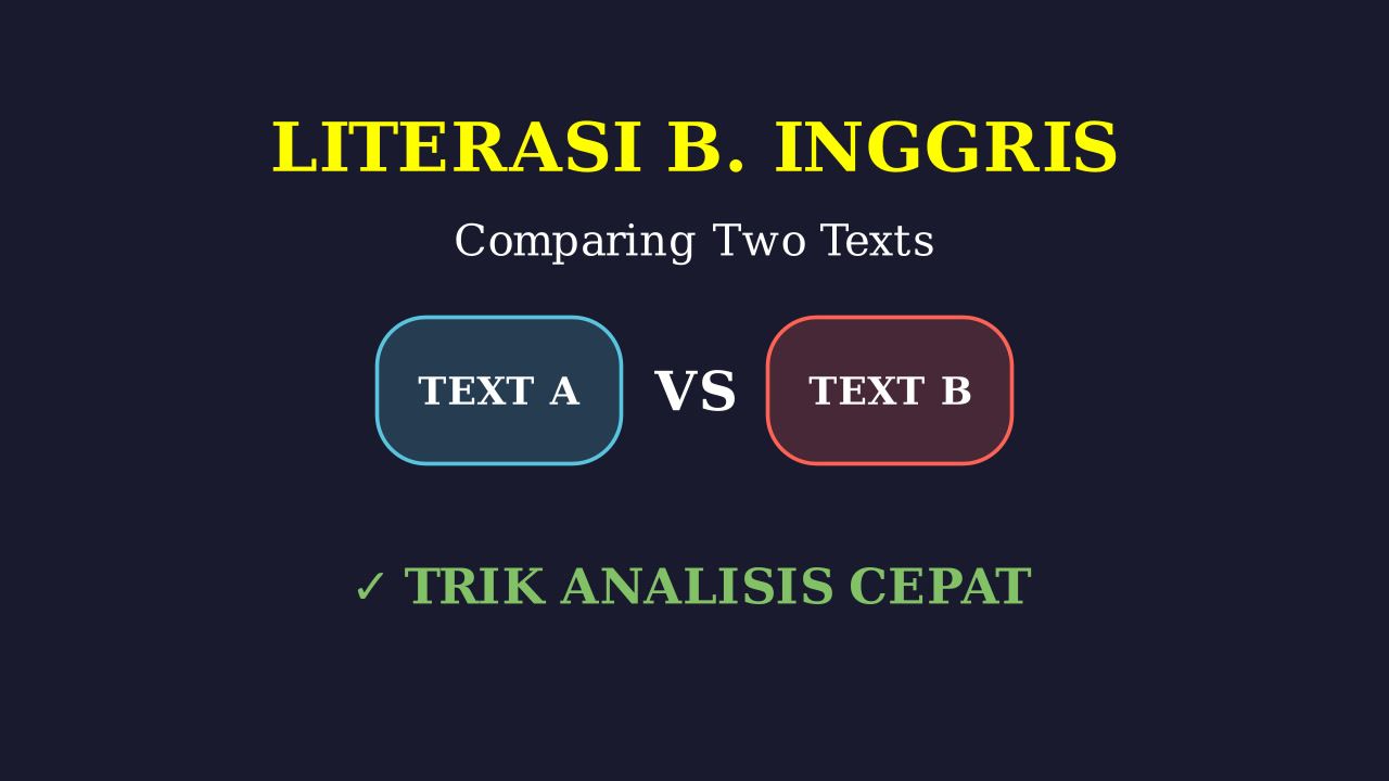 Soal LBE: Comparing Two Texts