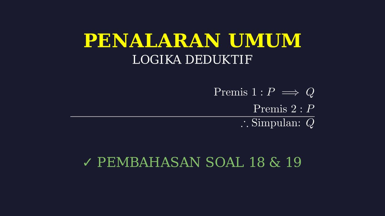 Pembahasan Soal Kimia 18 & 19