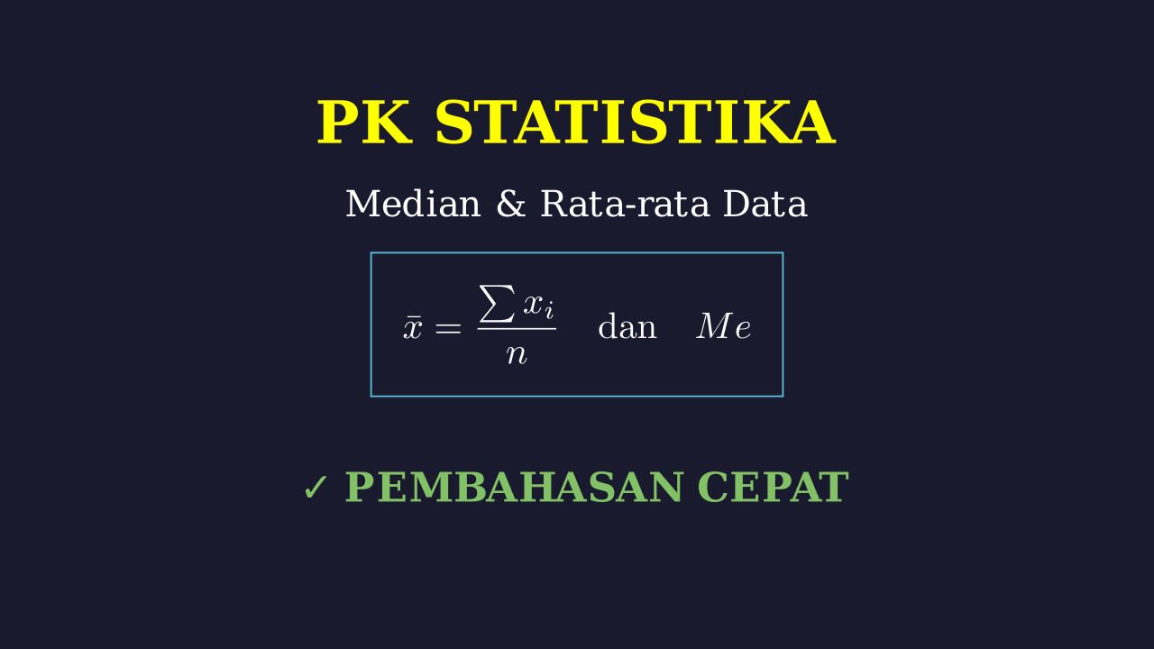 Menghitung Median dan Rata-rata