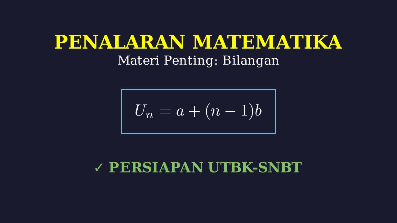 Materi Penting Penalaran Matematika