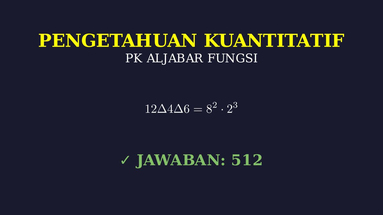 Menyelesaikan Operasi Bilangan Khusus