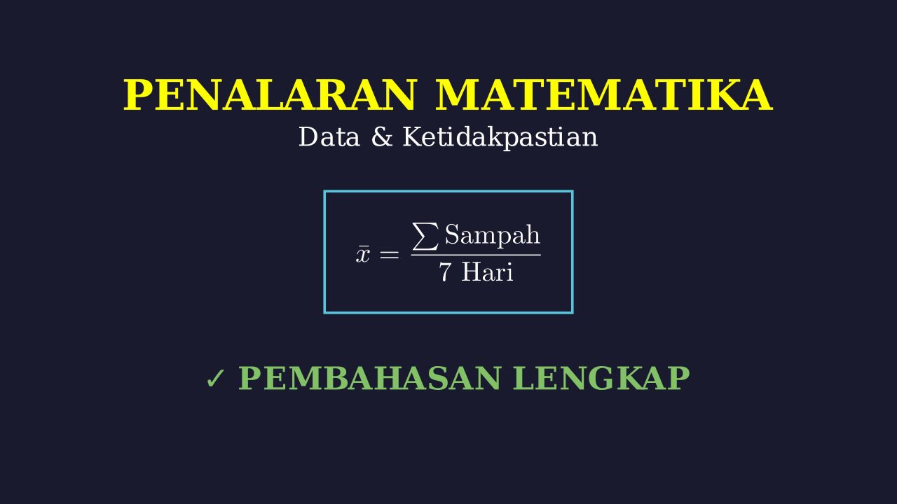 Analisis Data Pengelolaan Sampah Mingguan