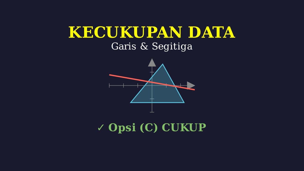 Data Sufficiency: Line & Triangle Intersection