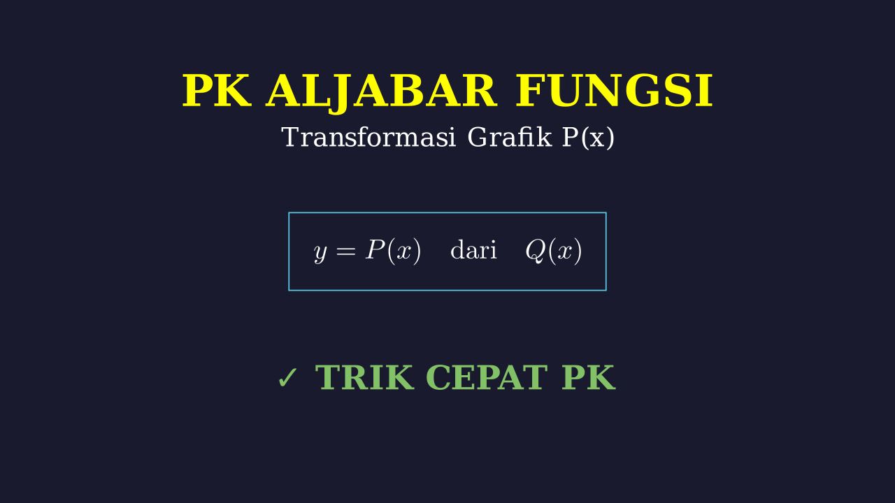 Transformasi Fungsi: P(x) dan Q(x)