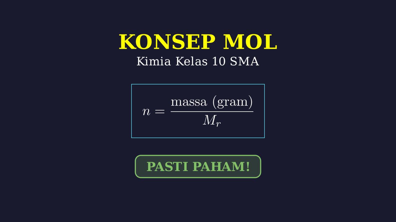 Konsep Mol: Kimia Kelas 10