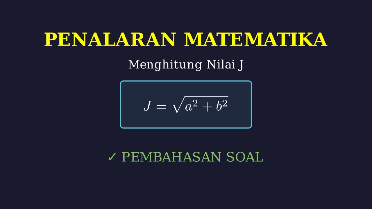 Penalaran Matematika: Menghitung Jarak