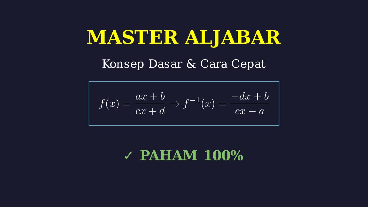 Kuasai Aljabar: Dari Dasar Hingga Trik Cepat