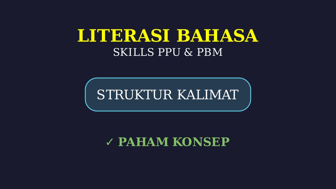 Skill Bahasa Indonesia: PPU & PBM